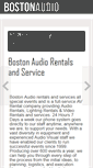 Mobile Screenshot of bostonaudio.com